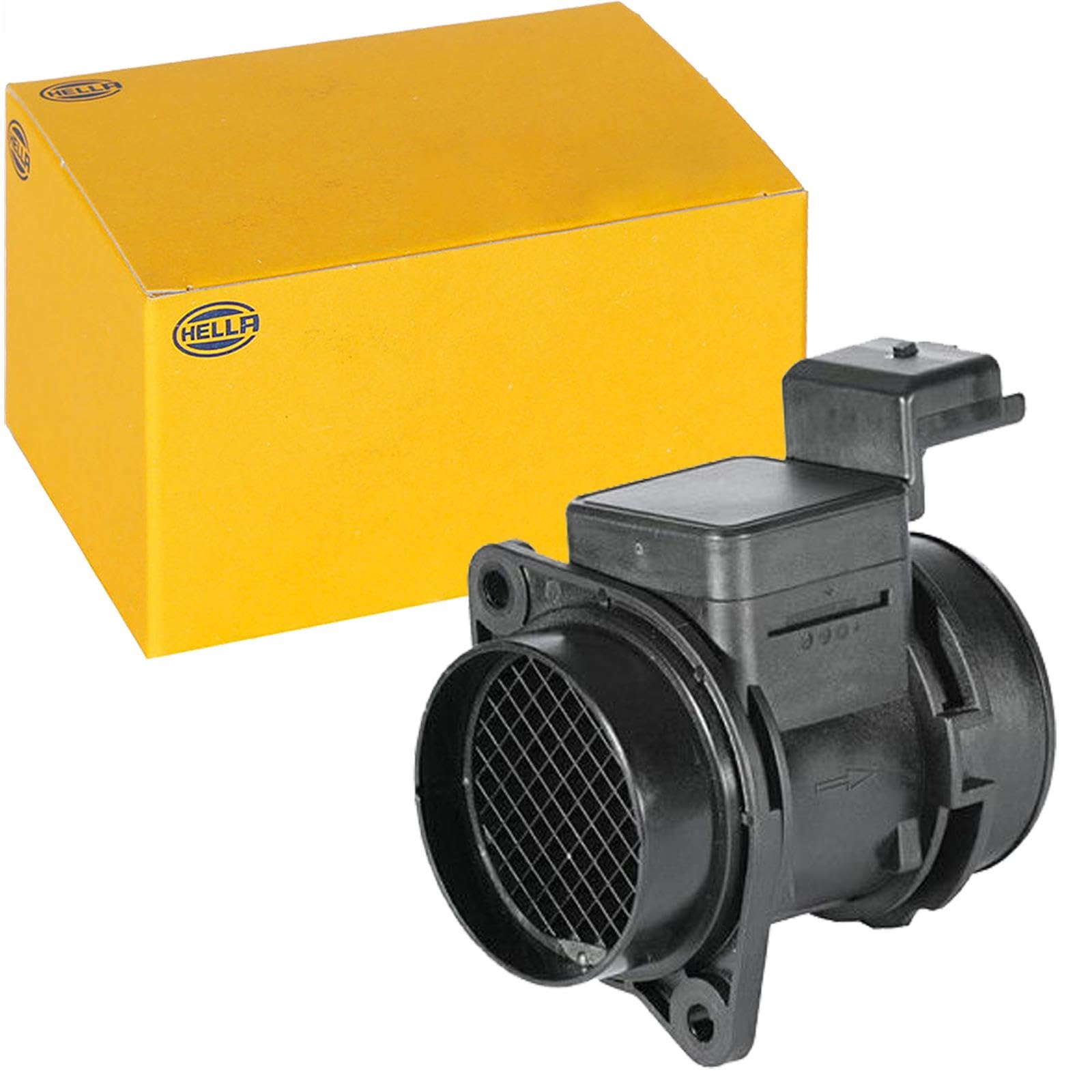 HELLA 8Et 009 142-391 Débitmètre De Masse D'Air - 6Pôle - Vissé | Compatible avec: CITROËN C2, C3 I, C3 Pluriel, XSARA, XSARA Break, XSARA Coupe, PEUGEOT 1007, 206 Schrägheck, 206 SW, 307