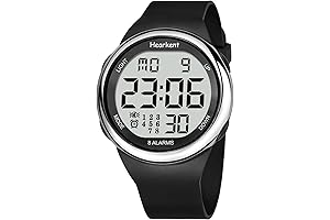 8 Alarms Watch with Vibrating Alarm