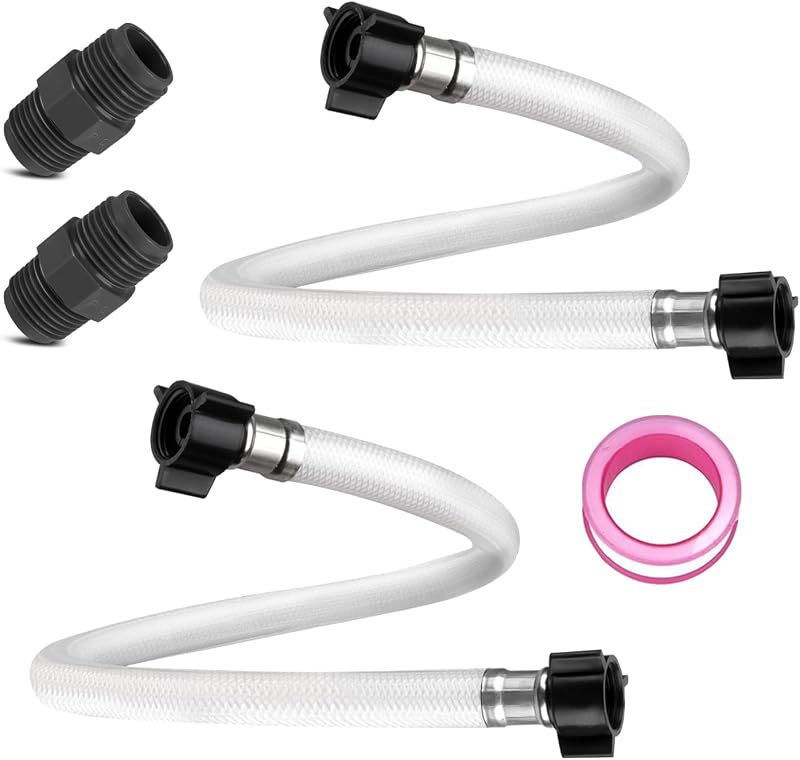 94-591-01 RV Water Pump Silencer Hose Kit 36" Replacement for Shurflo, Fit between the pump and the plumbing system to reduce unwanted rattling and plumbing vibration noises, Compatible with most RV