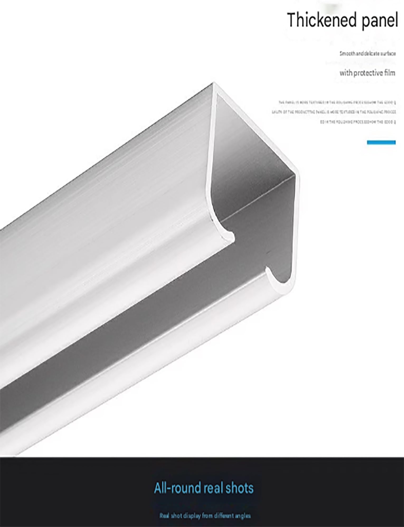 Accesorios de Ruedas para rieles de Puertas corredizas de Armario de Aluminio para Puertas de Granero y armarios de 75 Pulgadas con Sistema Bypass - Aleación Duradera para un Funcionamiento