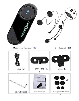 Amazon.com: FreedConn Motorcycle Bluetooth Headset, TCOM VB