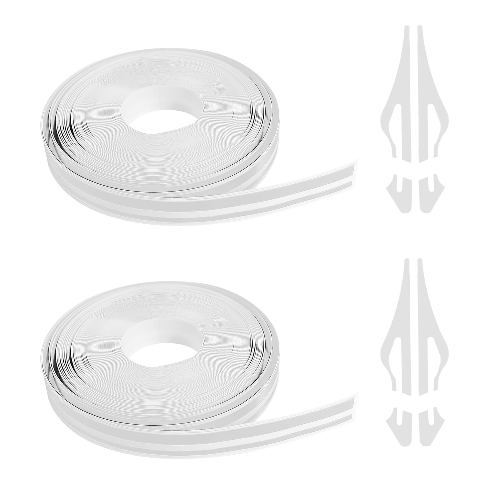 ongfuwu 2 Rolls×32Ft Car Pinstriping Tape, Vinyl Automotive Pinstriping Tape Stripe Decal, DIY Car Body Side Stripes Trim Sticker, Universal for