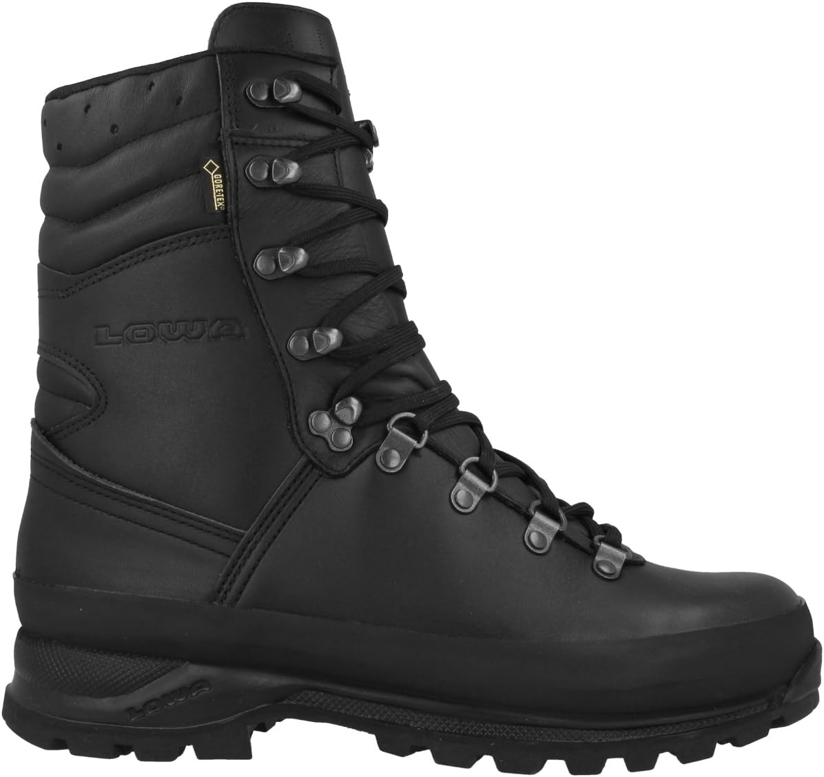 Lowa, men's combat boots GTX, safety boots, 44, Black Amazon.co.uk