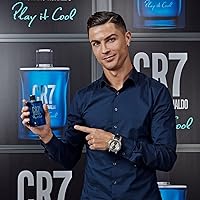 Vista 24 de Cristiano Ronaldo Eau De Toilette Colonia para hombre, aroma a mandarina, bergamota, lavanda y almizcle, 3.4 onzas