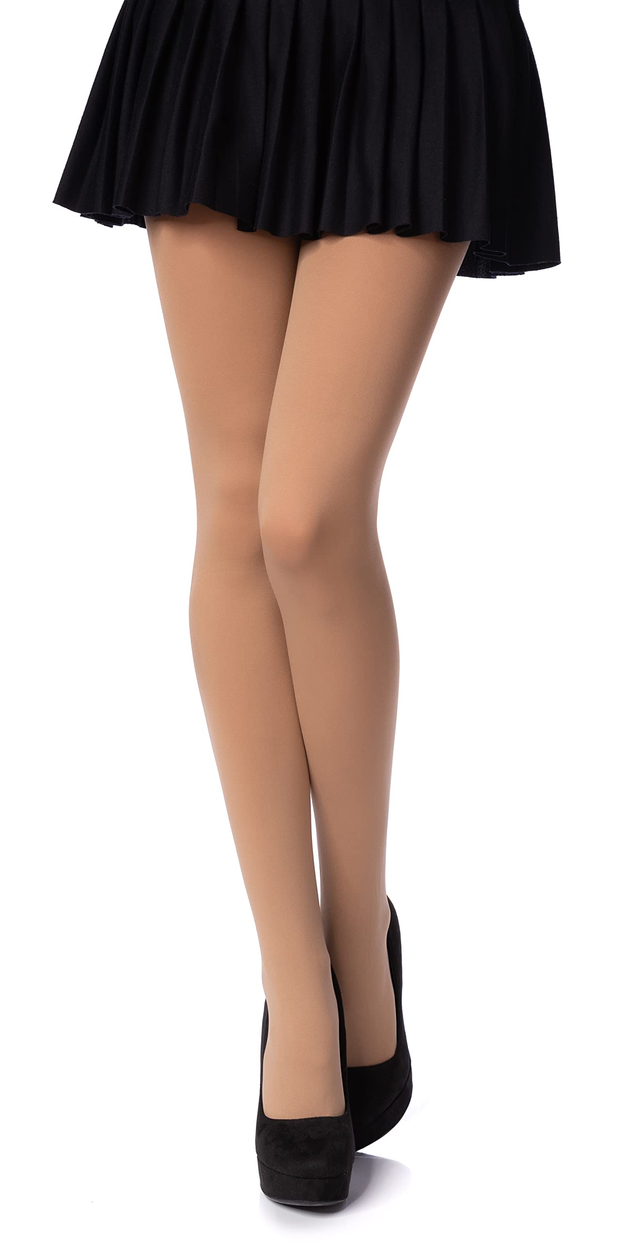 Romartex Opaque 100 Denier Tights, 23 Colours, Sizes S-XL, S, latte caffe