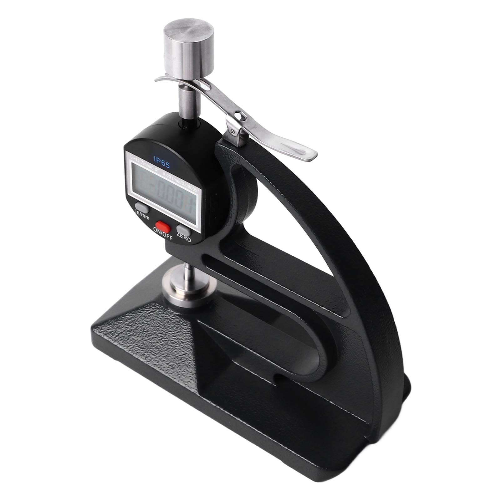 Medidor de Espesor Digital, Medidor de Espesor de Resolución de 0,001 Mm/0,00005", Herramienta de Medición de 0 a 12,7 Mm, Resistente Al Agua IP65, para Película de Tela de Papel de Cuero