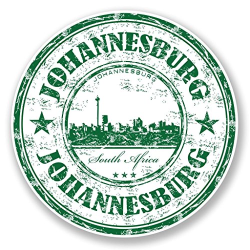 Johannesburg South Africa Vinyl Sticker Decal Laptop Car Bumper Sticker Travel Luggage Car Sign Fun 5"