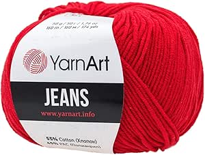 YarnArt Jeans, Hilo De Algodón Para Amigurumi, Hilo Para Tejer
