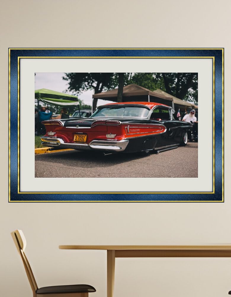JVERF - JZZH18123 Retro Edsel Corsair Sl| Self-Adhesive Painting | Frameless