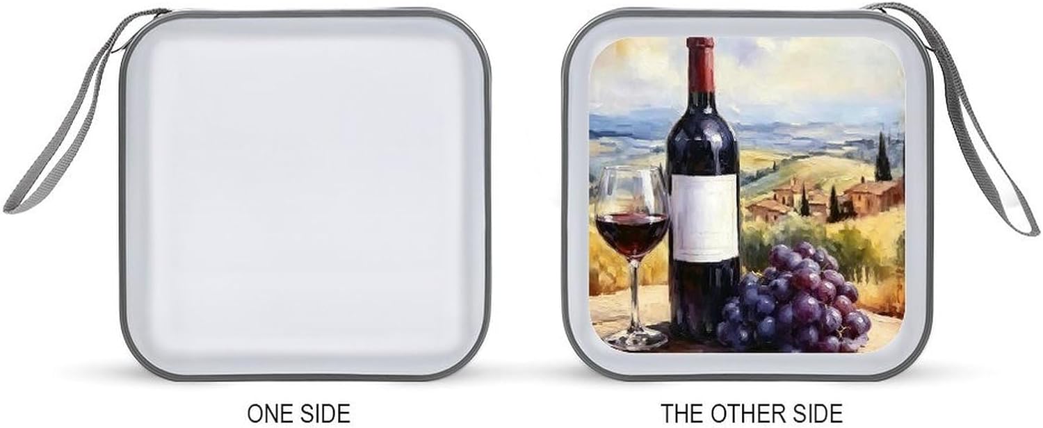 Wine Bottle CD Case CD Storage Box DVD Sleeves