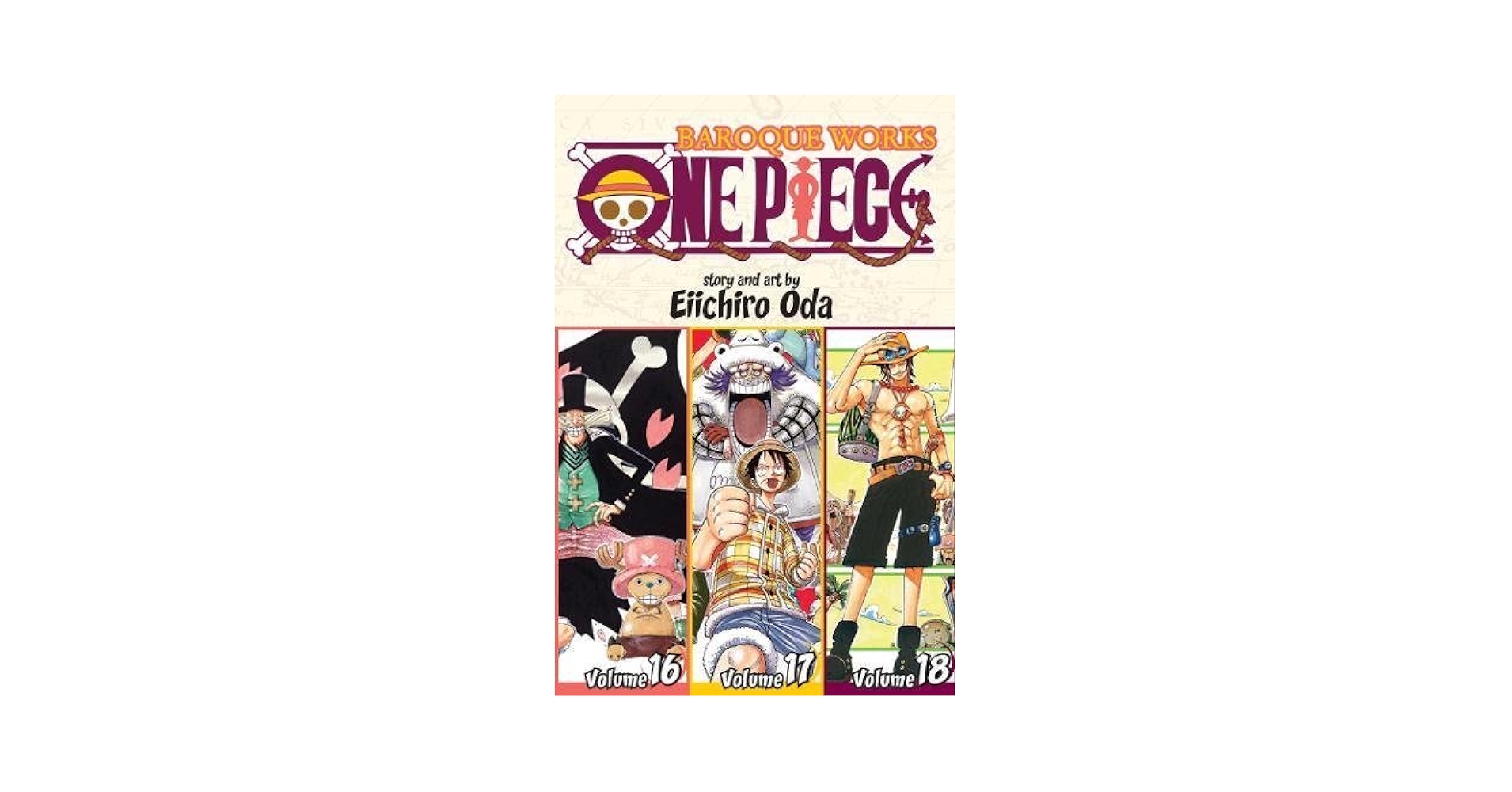 ONEPIECE 16.17.18 初版セット 17巻未開封 One Piece Baroque Works 16-17-18 (One Piece Omnibus) by