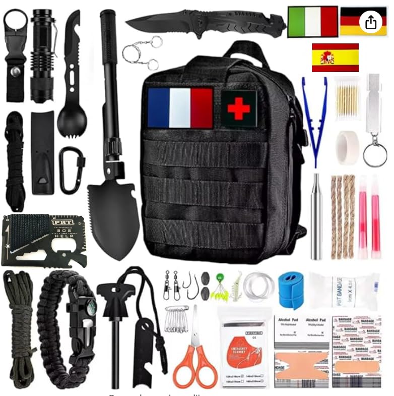 Kit de survie sac complet FRANYMAR
