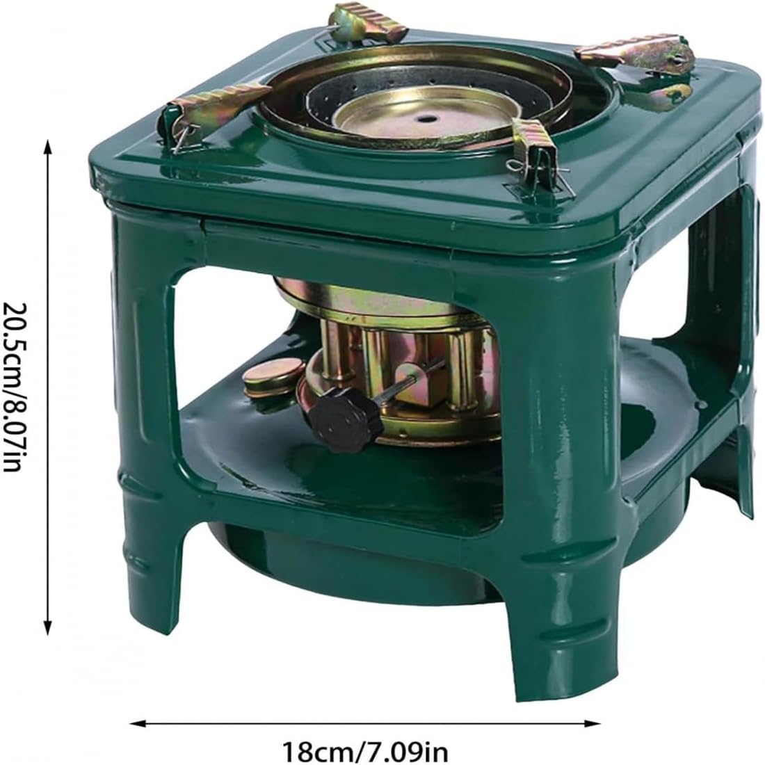 Portable 8-Wick Kerosene & Diesel Stove - Multi-Fuel Camping Burner for Backpacking, Hiking, Picnics | Compact Outdoor Cookware Furnace