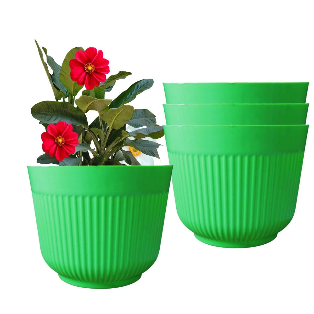 See full amazon price history chart for IMAGINEA12 Inch Big Size Flower Pot for Plants | Home Decoration Plastic Large pots for Plants Gamla | Big Planters for Outdoor Plants for Balcony, Garden, Living Room, Office (Green,Pack of 4) IMAGINEA12 Inch Big Size Flower Pot for Plants | Home Decoration Plastic Large pots for Plants Gamla | Big Planters for Outdoor Plants for Balcony, Garden, Living Room, Office (Green,Pack of 4) (B0B9XFGX2M) Amazon Price History, Amazon Price Tracker