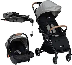 Travel System Safety 1st, Spark Plus Trio, com Isofix, 0 meses a 22 kg, Grey Frost