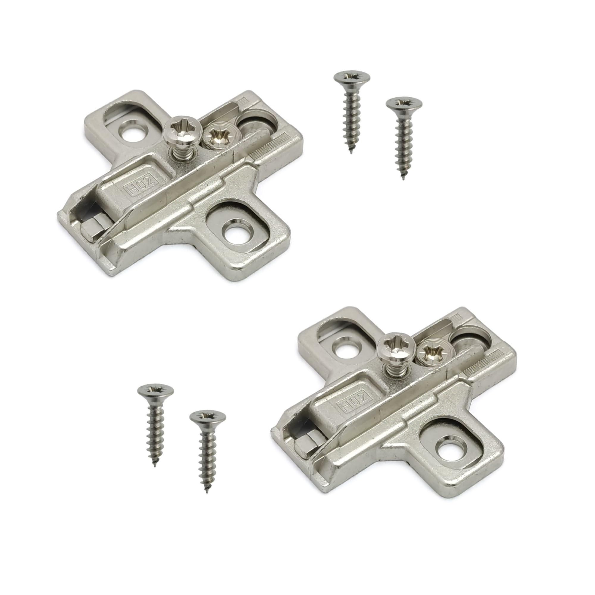SALICE Base Series 200 with Traditional Assembly. Hinge Base for Doors and Doors (CROCE H02 REG. ECCENTRICA)