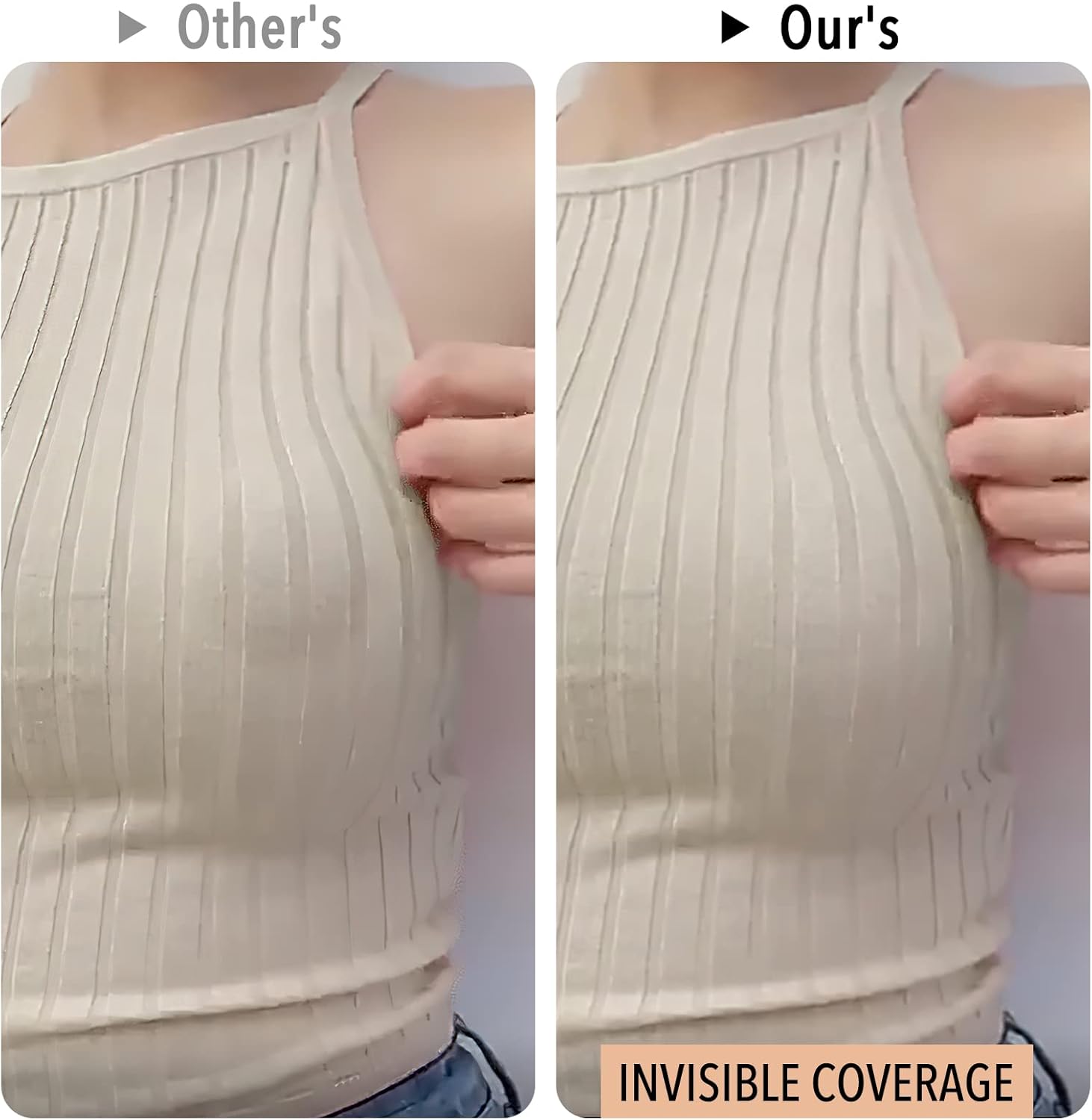 Nipple Covers 3 Pairs, Nipple Pasties for Women Reusable, Ultra Thin Pasties Adhesive Silicone Breast Petals with Travel Box - Image 5