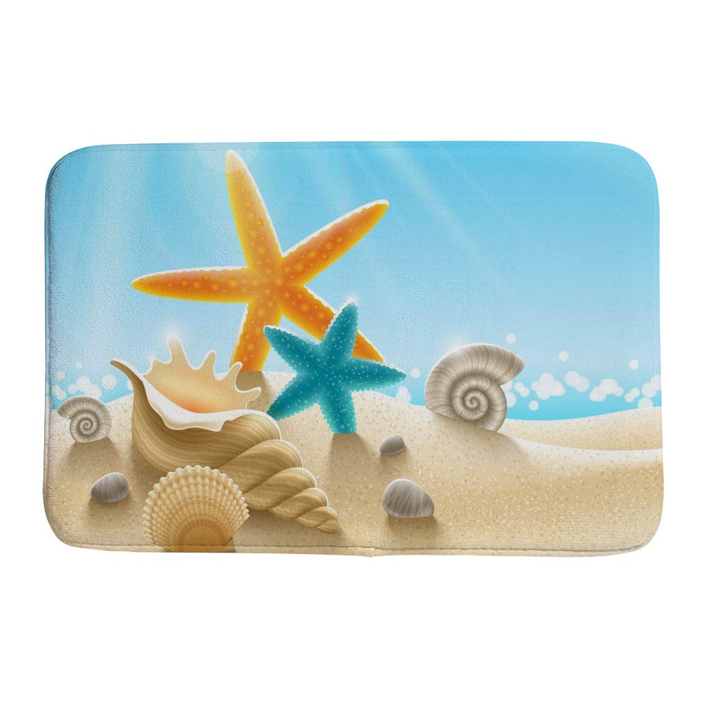 Tapis de bain corail CHEHONG anti-glisse et doux pour sortie de douche