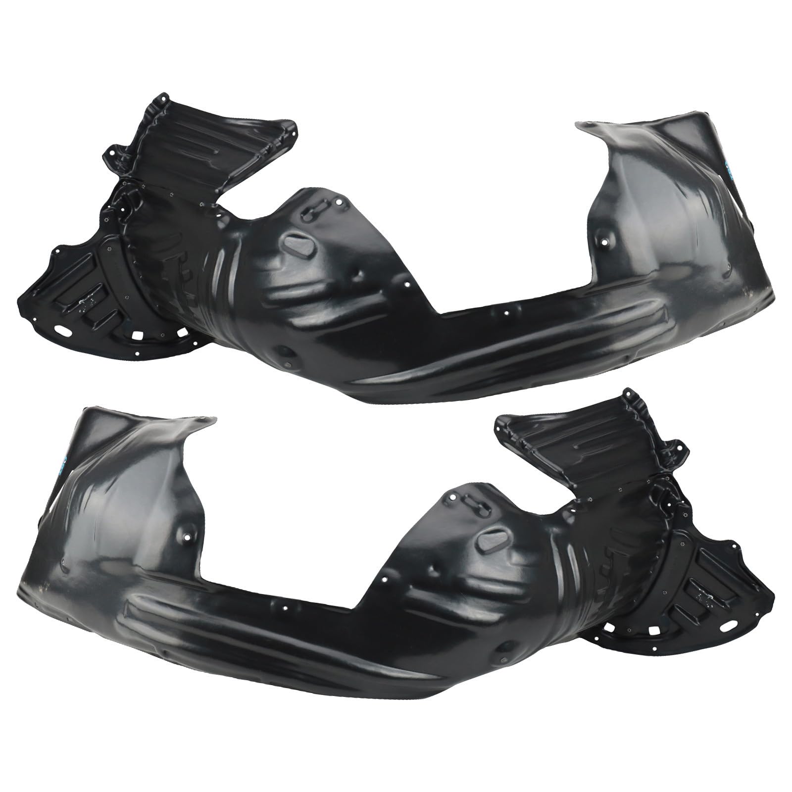 TRQ Front Inner Fender Liner Set | For 2011-2013 Honda Odyssey HO1248141 HO1249141