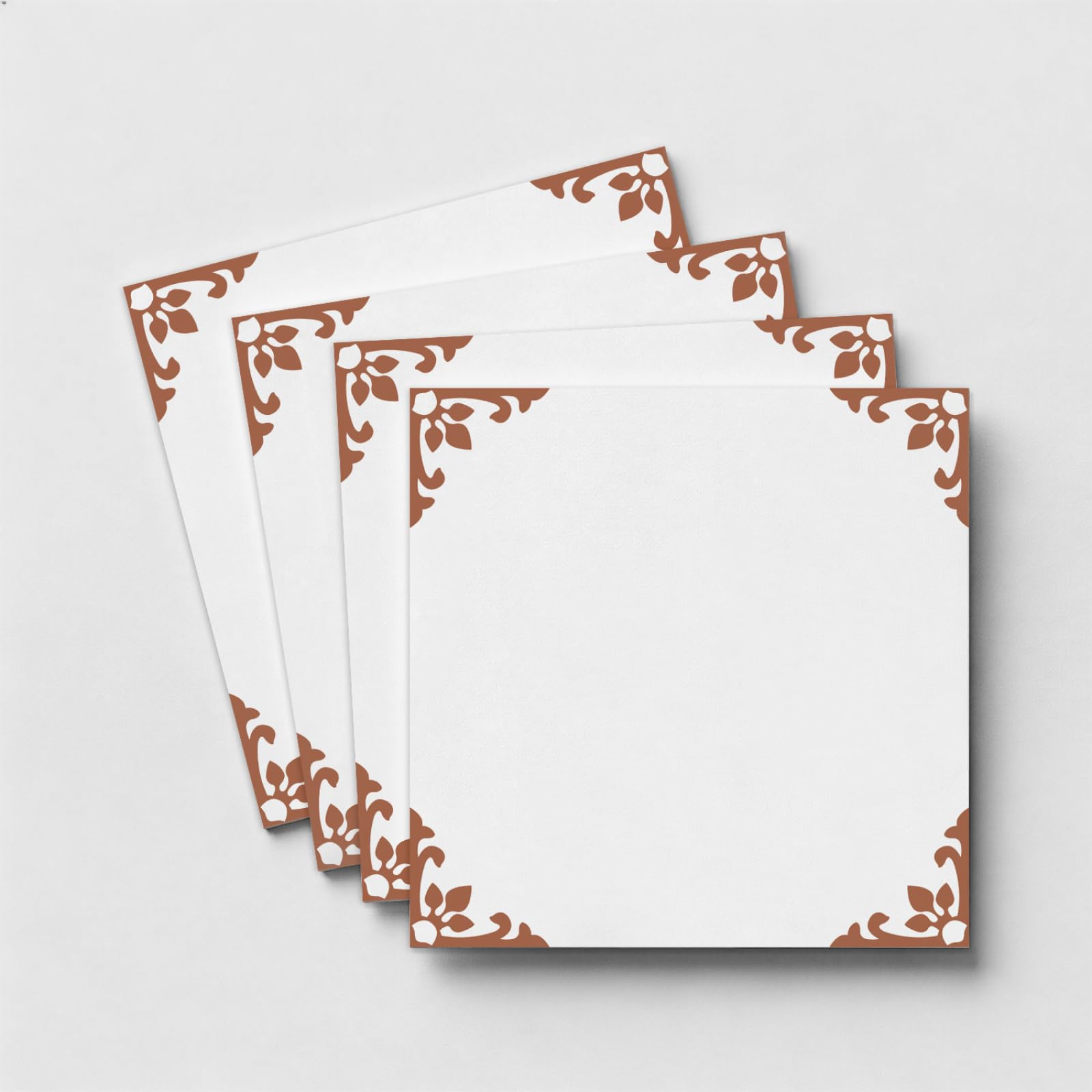 LMYSXAOZ Stick on Kitchen Tiles White Red Self Adhesive Wall PVC for Fireplace Surround Furniture Decoration Backsplash Bathroom Tile Stickers Waterproof