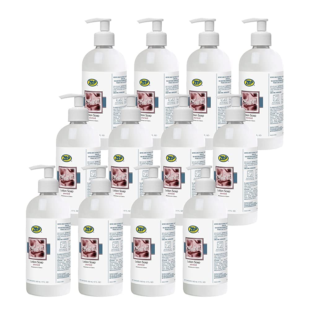 Amazon.com : Zep Velvet Pearlized Lotion Soap - 17 oz (Case of 12