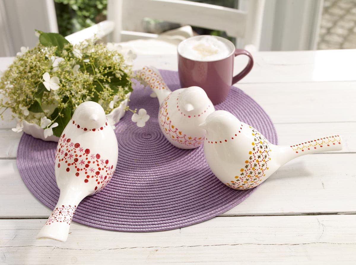 Edding E-4200 porcelanowy długopis do pędzla, ciepły zestaw 6 sztuk, 10 sztuk