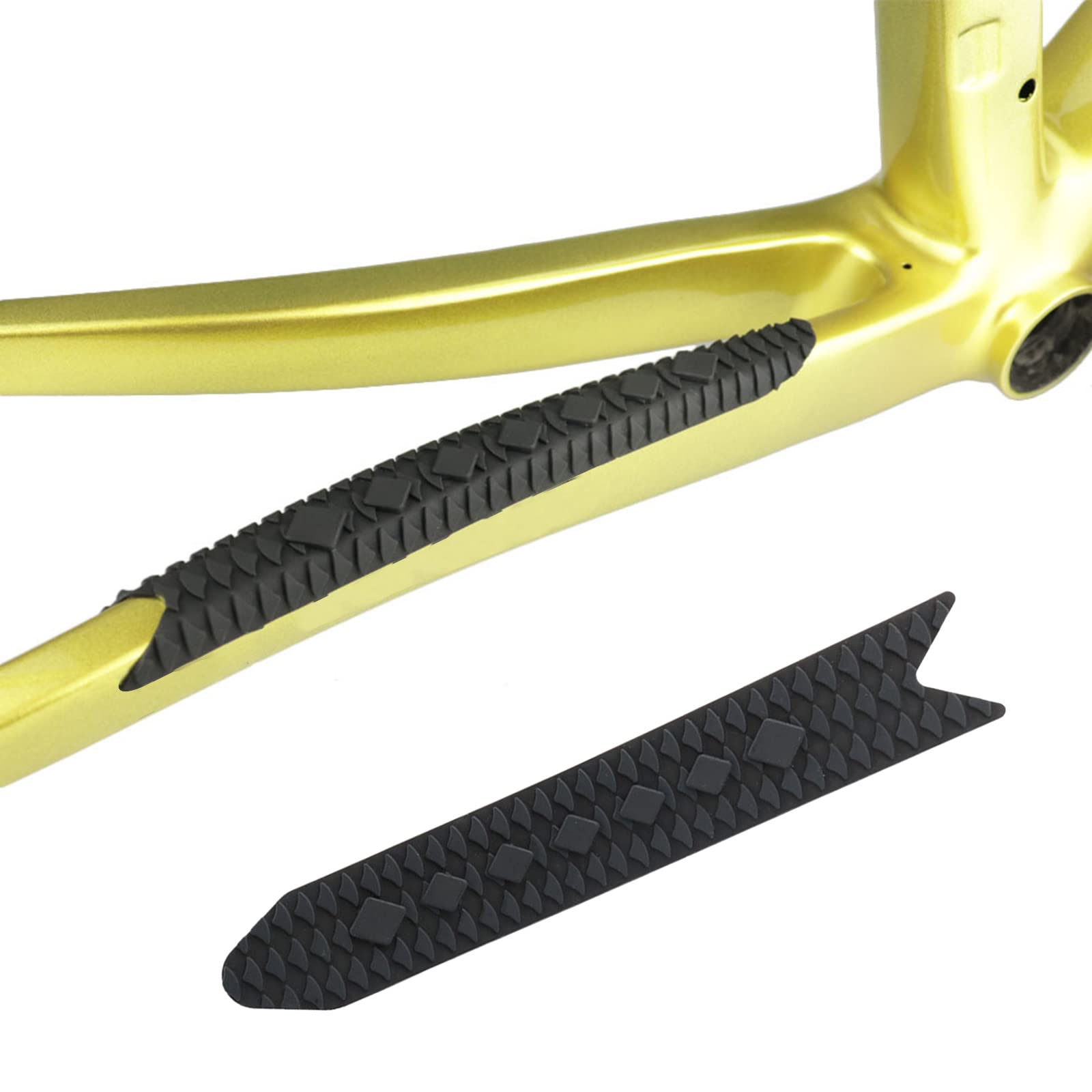 Protection De Cadre De Vélo En Silicone – Autocollant Pour Chaîne, Anti-rayures Et Anti-chocs, Adhésif 3M (22 X 5,3 X 0,2 Cm)