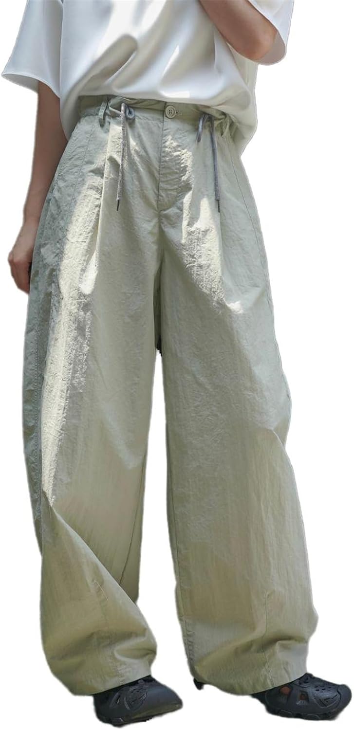Women's Casual Pants Fall French Style Tapered Pants Cotton Blend Fit Loose Trouser