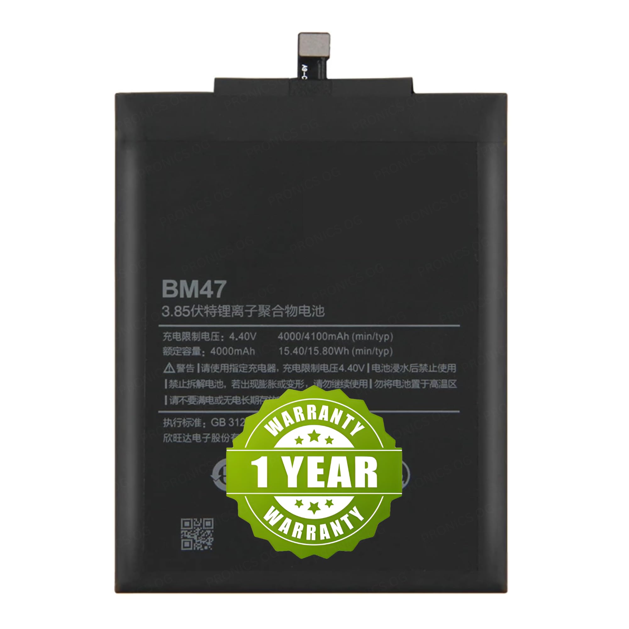 Pronics Original 4000mAh BM47 Battery for Redmi 4 | Redmi 4X | Redmi 3 | Redmi 3s | Redmi 3X | Redmi 3 Pro | Redmi 3s Prime (1 Year Warranty) (B0DHLKTXJL) Amazon Price History, Amazon Price Tracker