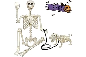 5.4 Feet Tall Skeleton for Halloween Yard Graveyard Decorations