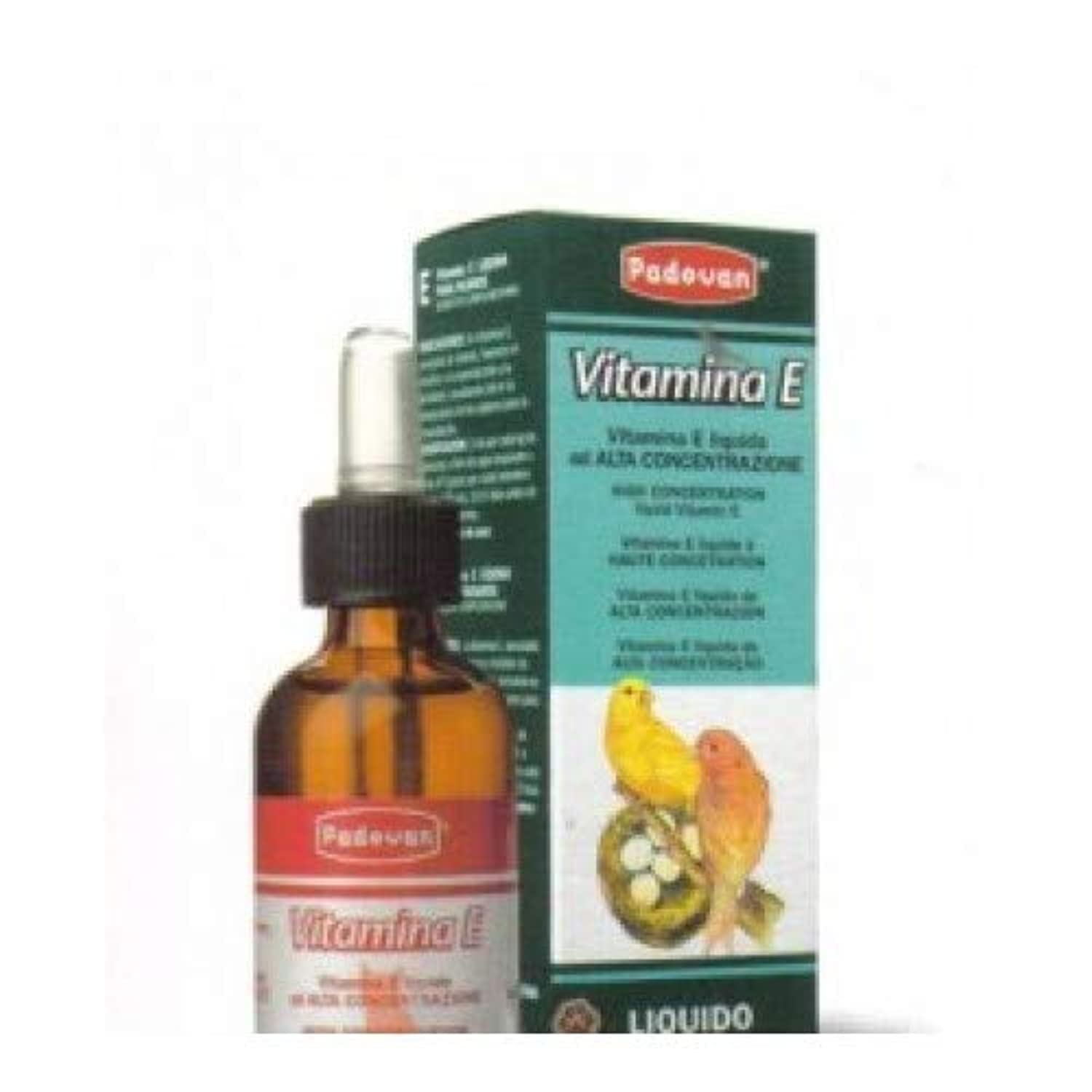 Vita E 30 Ml Liquid Complementary Feed For Cage And Aviary Birds, Multi Colour