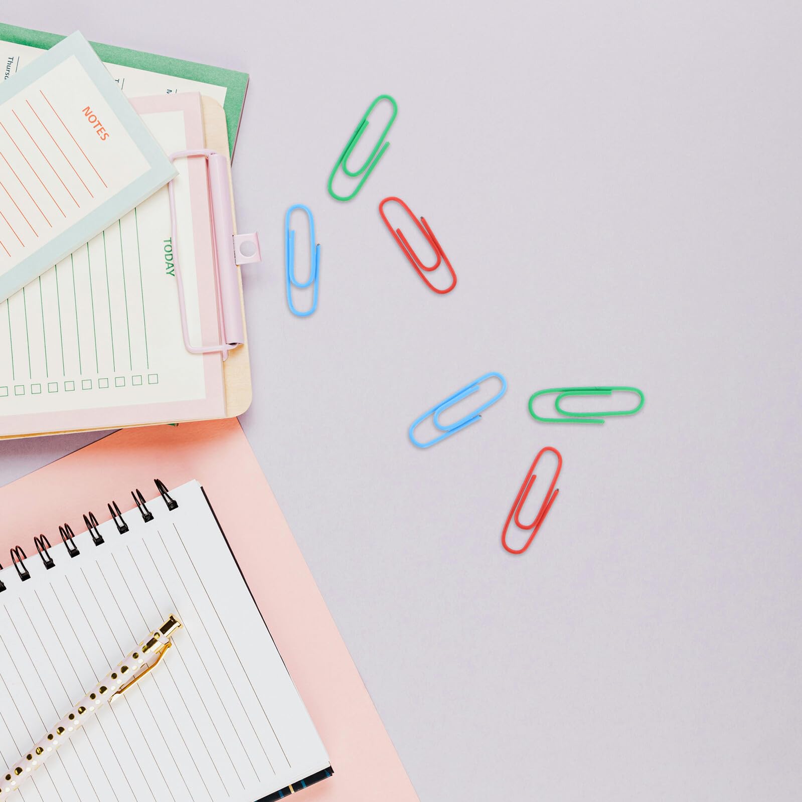 SHERCHPRY 1200pezzi Graffette Colorate per Appunti Planner Segnalibri e Cancelleria in Confezione Abbondante per Ufficio Scuola e Uso Personale