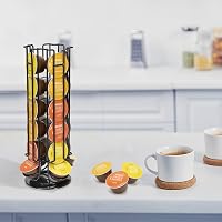 SYSYLY Dolce Gusto kapszula tartó 24 db-os forgó diszpenzeres fekete 7