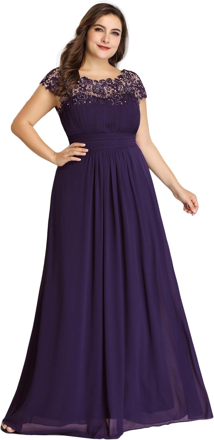 Vestido Midi Abertura Bolsillo Lateral Retorcido Talla Grande Sin