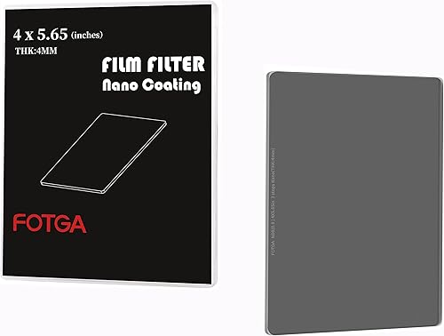 Miniatura 2 de Fotga Pro Glass Cine 4X5.65 ND8 0.9 Filtro de densidad neutra de vidrio 3 paradas MC Nano Recubrimiento Filtro ND de 0.157 in de grosor para lente