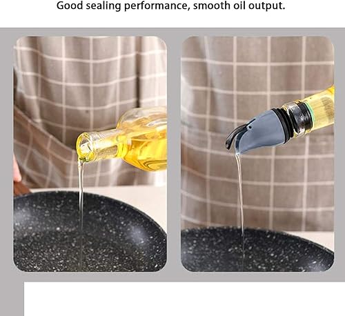Miniatura 4 de Boquillas de aceite, Vinagre de Aceite Tapón de Botella a prueba de fugas, verter el pico de aceite para la cocina condimento de la botella