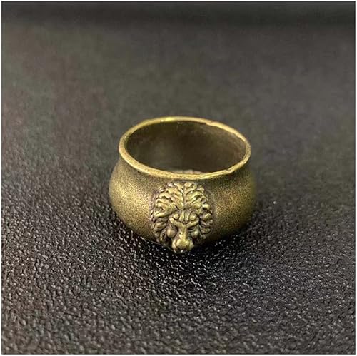 Miniatura 4 de Kit de quemador de incienso chino con polvo cuadrado de 3 piezas de latón cabeza de león pequeño quemador de incienso (para grano de incienso