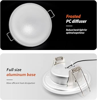 Sarah　DRPL No. 12 Luminous Amazon.com: Dream lighting LED 12volt 4.5inch Recessed Mount