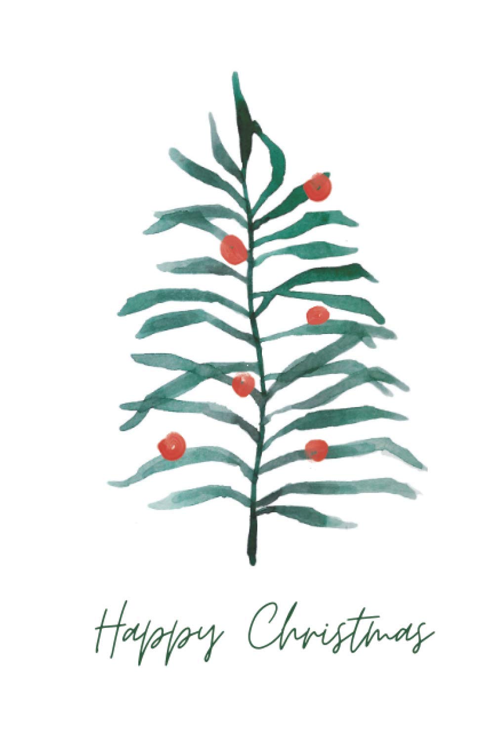 Happy Christmas Notebook: Lined Journal
