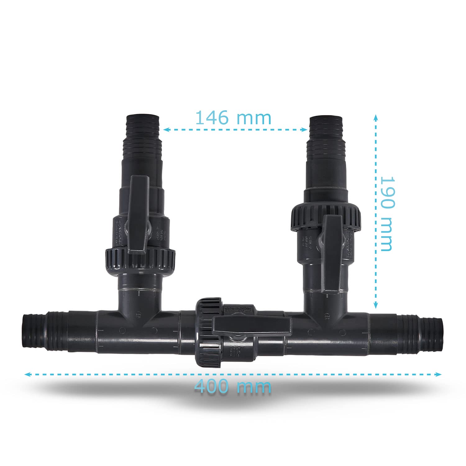 Paradies Pool Wärmepumpe Mini Plug and Play Hot Splash 3,35 kW inkl. Bypass, bis 12 m³ Heizung Wassererwärmung Titan Wärmetauscher steckerfertig