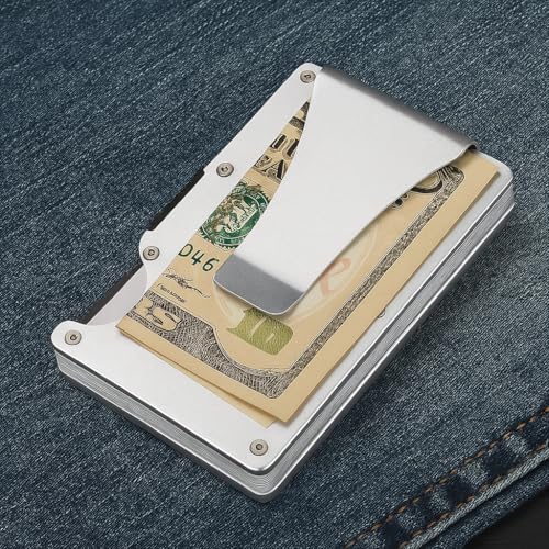 Wallet Blocking for Men,Slim Credit Card Holder Money Clip Wallet for Men and Women3