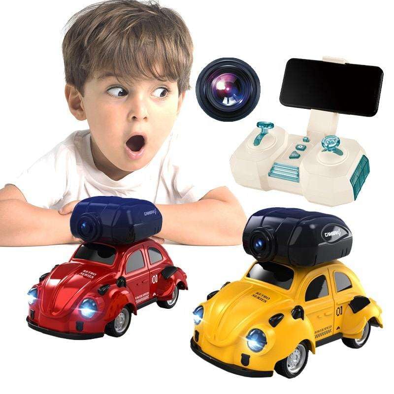 Image of Bestie toys 2.4g Mini Remote Control Car Toy for Kids Light with Camera Children's Fun Racing Vehicle Phone APP Controlled Camera Car with LED Light, USB Charging, Gift Toy for Boys and Girls