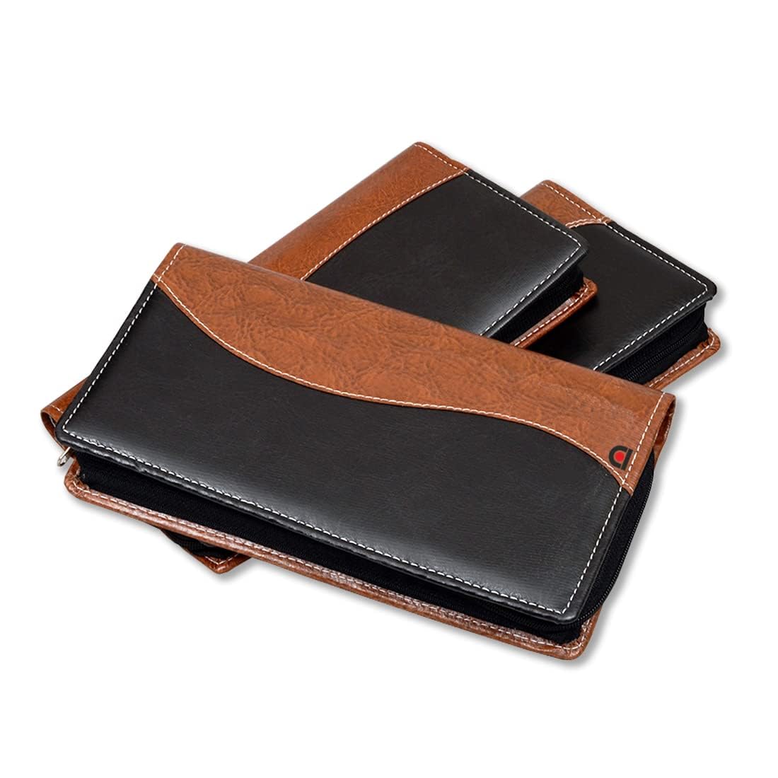 COI Vegan Leather Checkbook Cover for Men & Women Checkbook Holder Wallet RFID Blocking | Set of 3…