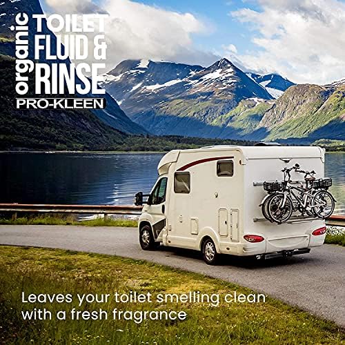 Pro-Kleen Organic Caravan Toilet Chemical Fluid 2L with Over Winter Wash Exterior Protector 2L - Caravan and Motorhomes - Eco-Friendly, Formaldehyde Free - 2 Litres