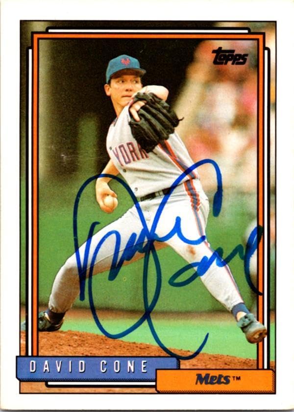 Amazon.com: David Cone autographed baseball card (New York