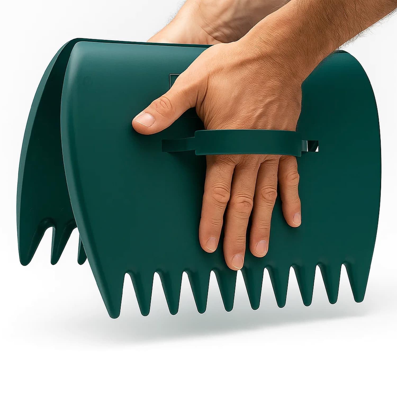 CKB LTD Set di 2 palette, rastrelli in plastica leggera per foglie, erba, rifiuti da giardino, rifiuti da cortile, resistenti e facili da usare, paletta per la pulizia