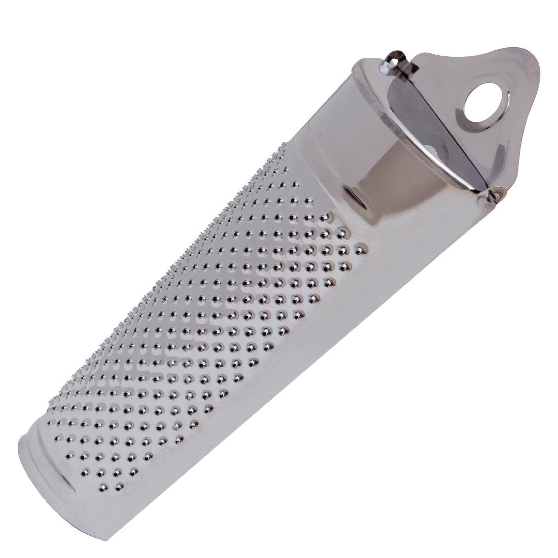 Beaumont Stainless Steel Handheld Nutmeg Grater - Lemon Zester, Cheese Grater CN760
