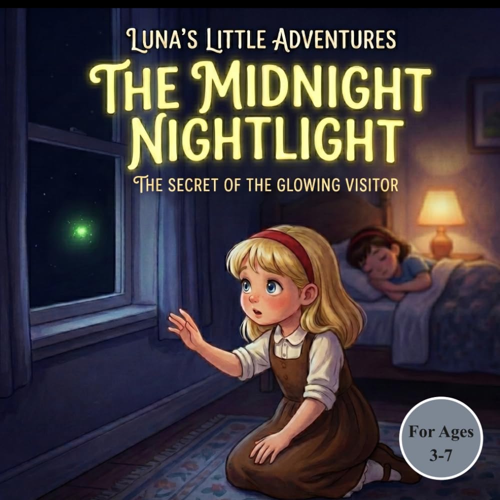 THE MIDNIGHT NIGHTLIGHT: THE SECRET OF THE GLOWING VISITOR (Luna's Little Adventures)