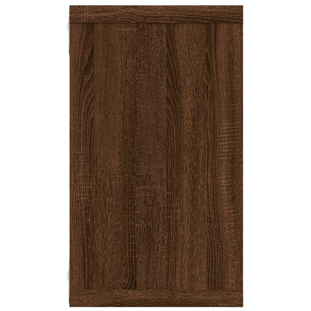 Generico Mensole Muro Cubo 4 Rovere Marrone 80x15x26,5 Legno Multistrato,Scaffalature,Scaffali e mensole per pareti-815922