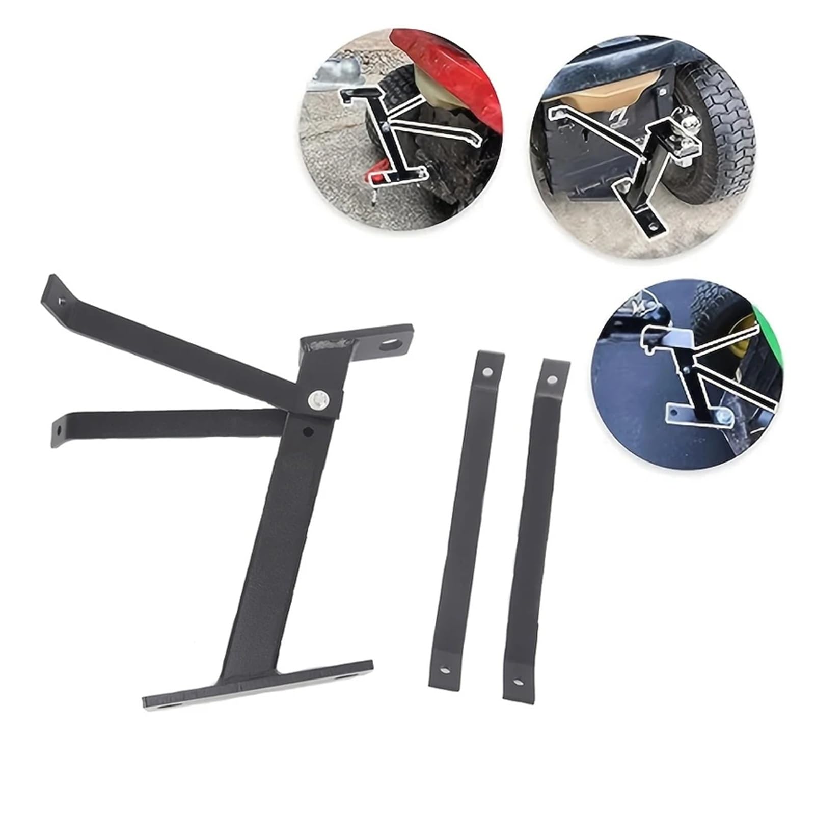 Rasenmäher Traktor Anhängerkupplung Anhänger Haken Unterstützung Pro Tow Mover Hitch Kit for Radfahren